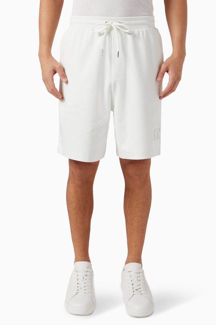 

Meta Nature AX Logo Shorts, White
