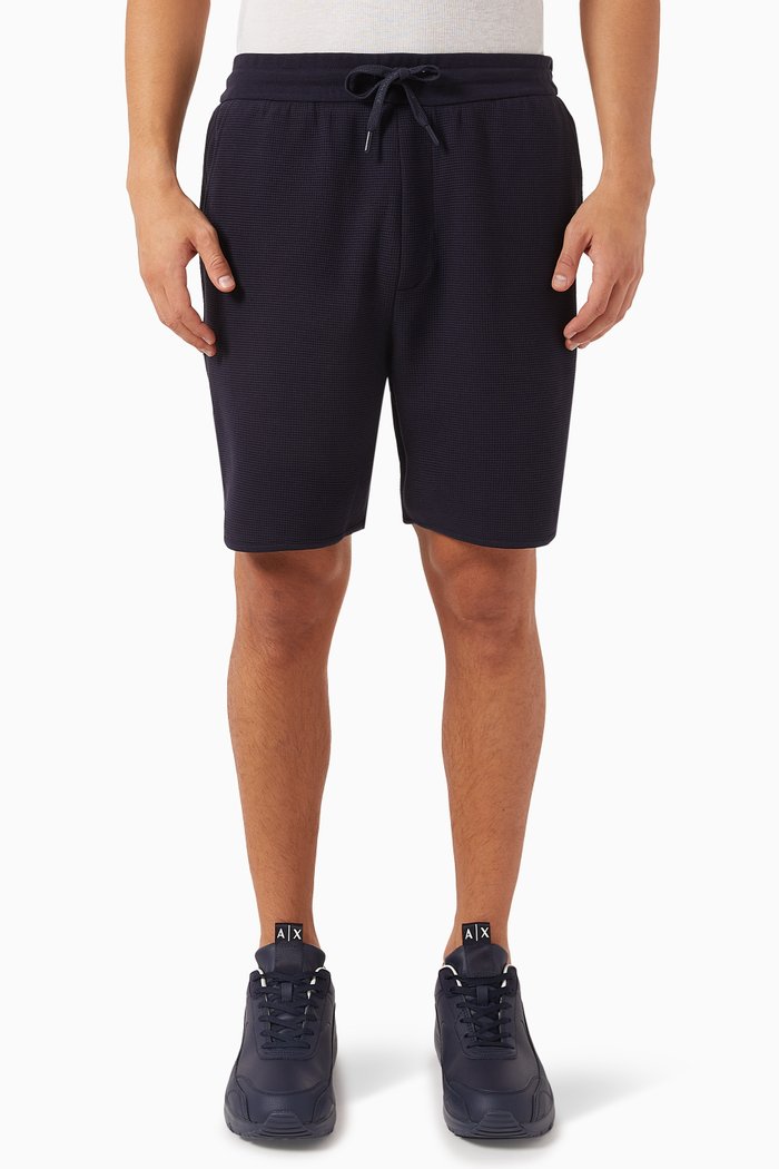 

Digital Desert Shorts in Cotton-blend, Blue