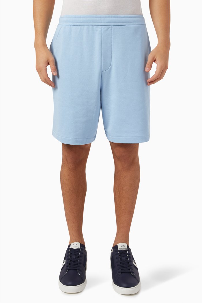 Milano Edition Sweat-shorts in Organic-cotton, Blue