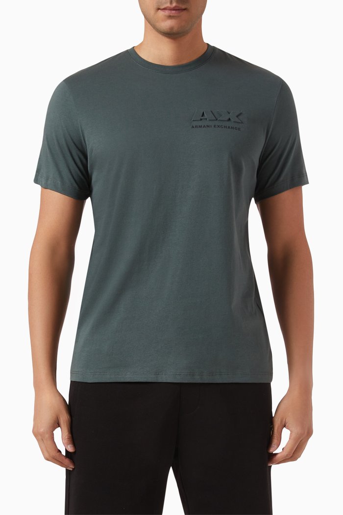 

Digital Desert AX Logo T-shirt in Cotton, Grey