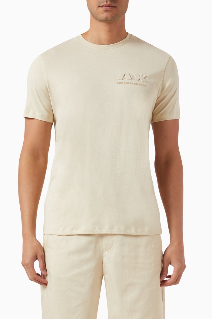 

Digital Desert AX Logo T-shirt in Cotton, Neutral