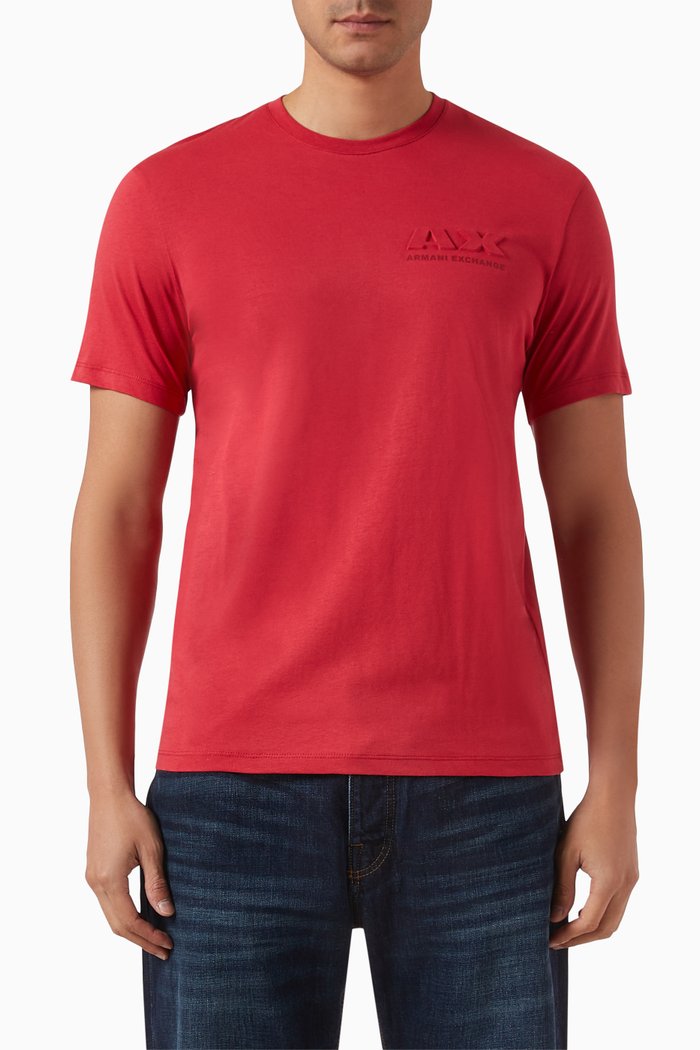 

Digital Desert AX Logo T-shirt in Cotton, Red