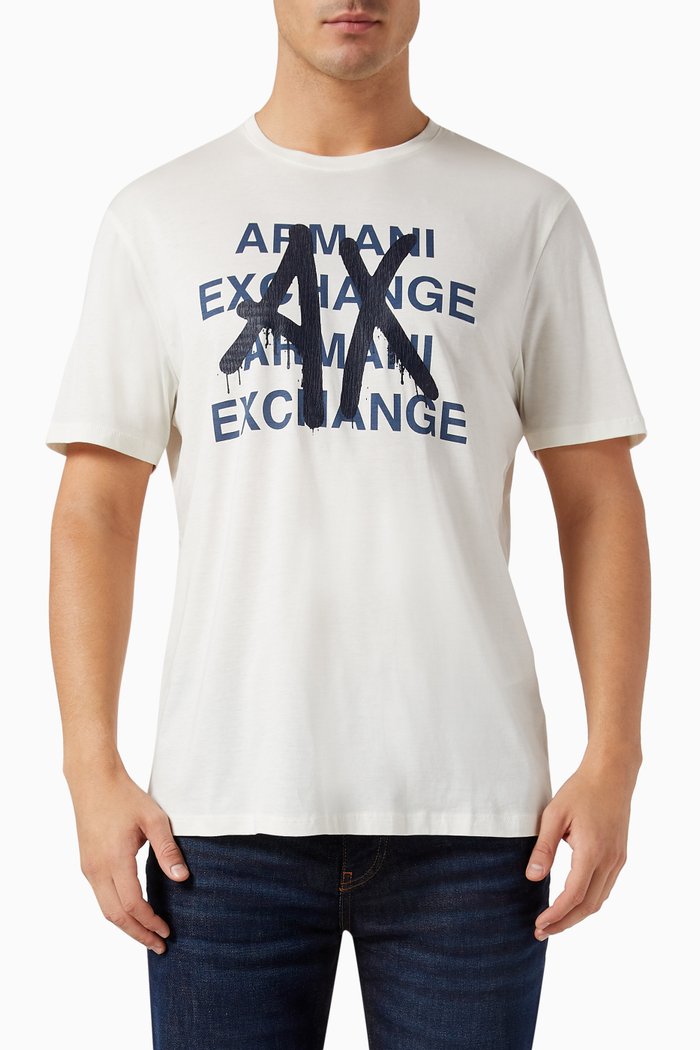 

Logo T-shirt in Supima-cotton, White
