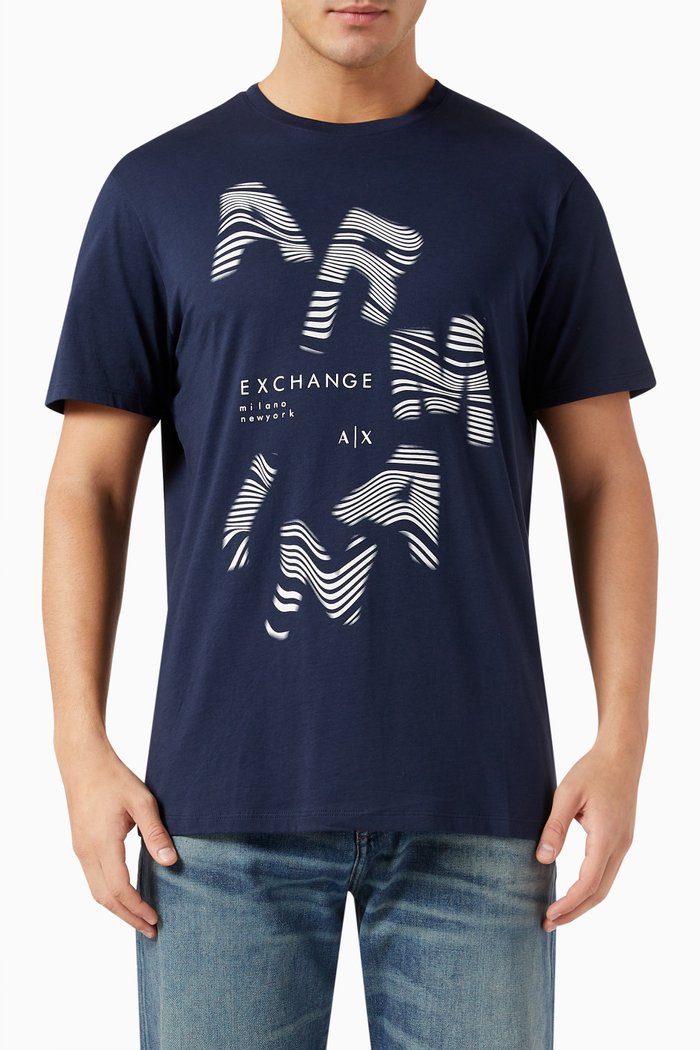 

Mata Nature T-shirt in Cotton, Blue