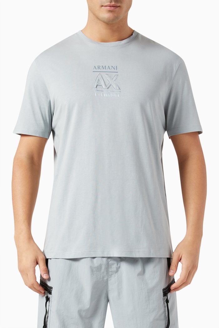 

Meta Nature Logo T-shirt in Cotton-jersey, Grey