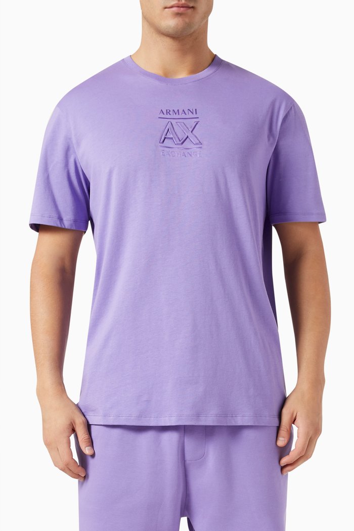 

Meta Nature Logo T-shirt in Cotton-jersey, Purple