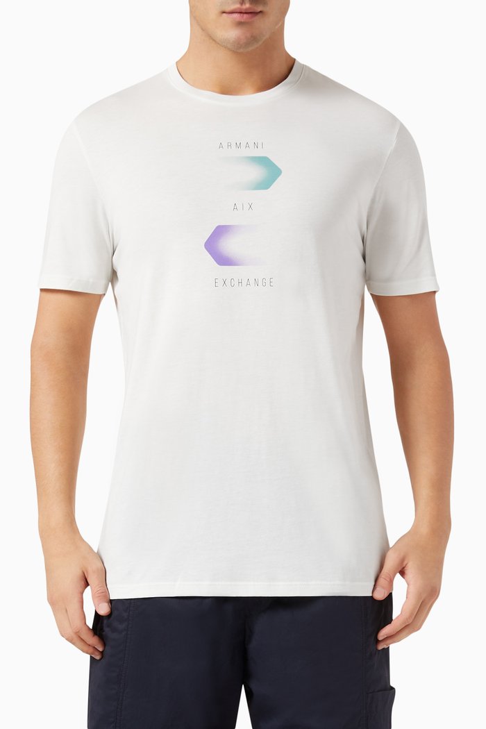

Meta Nature Graphic Logo T-shirt, White
