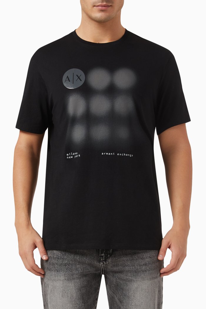 

Meta Nature T-shirt in Cotton, Black