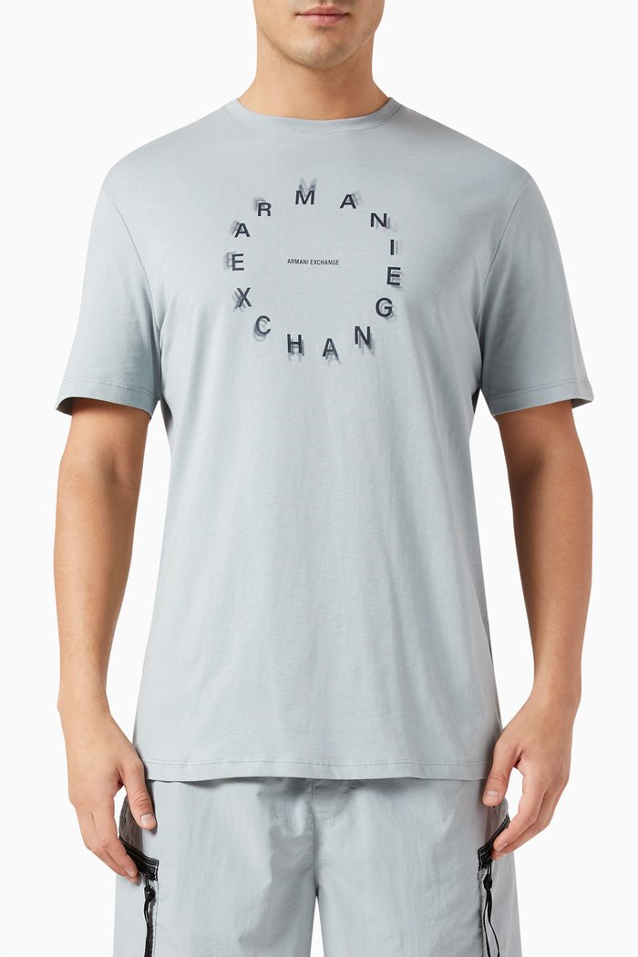 

Logo T-shirt in Cotton-jersey, Grey