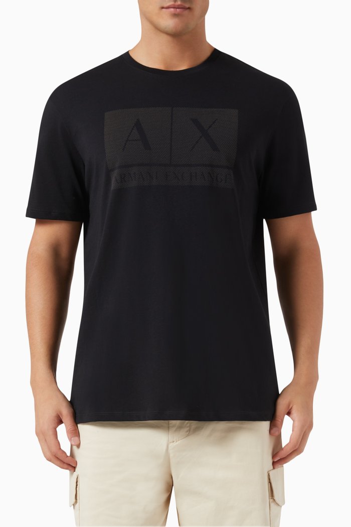 

Logo T-shirt in Cotton-jersey, Black