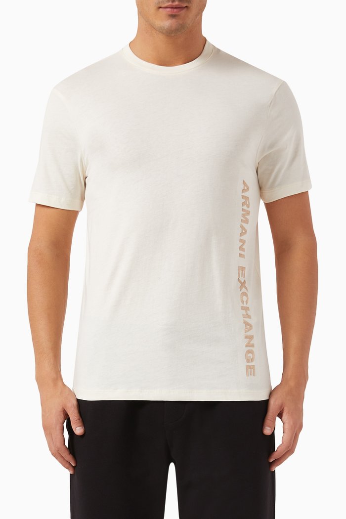 

Digital Desert T-shirt in Cotton, Neutral