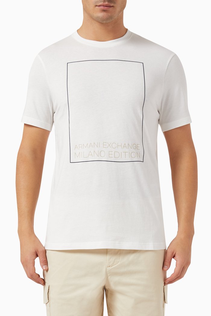 

Milano Edition Crew T-shirt in Cotton-jersey, White