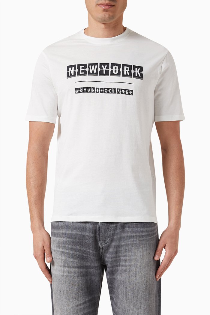 

Digital Desert T-shirt in Cotton-jersey, White