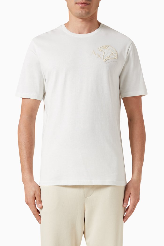 

Digital Desert Logo Detail T-shirt in Cotton, White