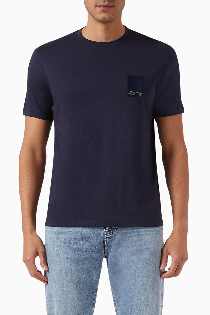 Milano Edition T-shirt in Cotton-jersey, Blue