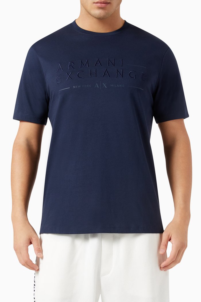 

Logo T-shirt in Cotton, Blue