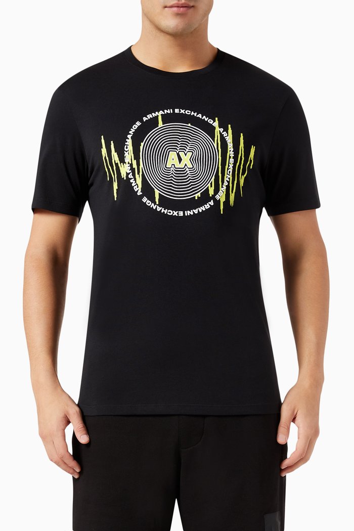 

Logo T-shirt in Cotton, Black