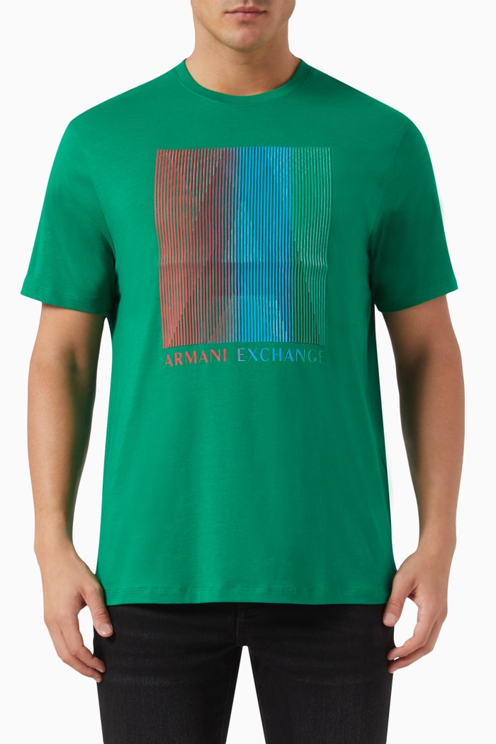 

Logo T-shirt in Cotton-jersey, Green
