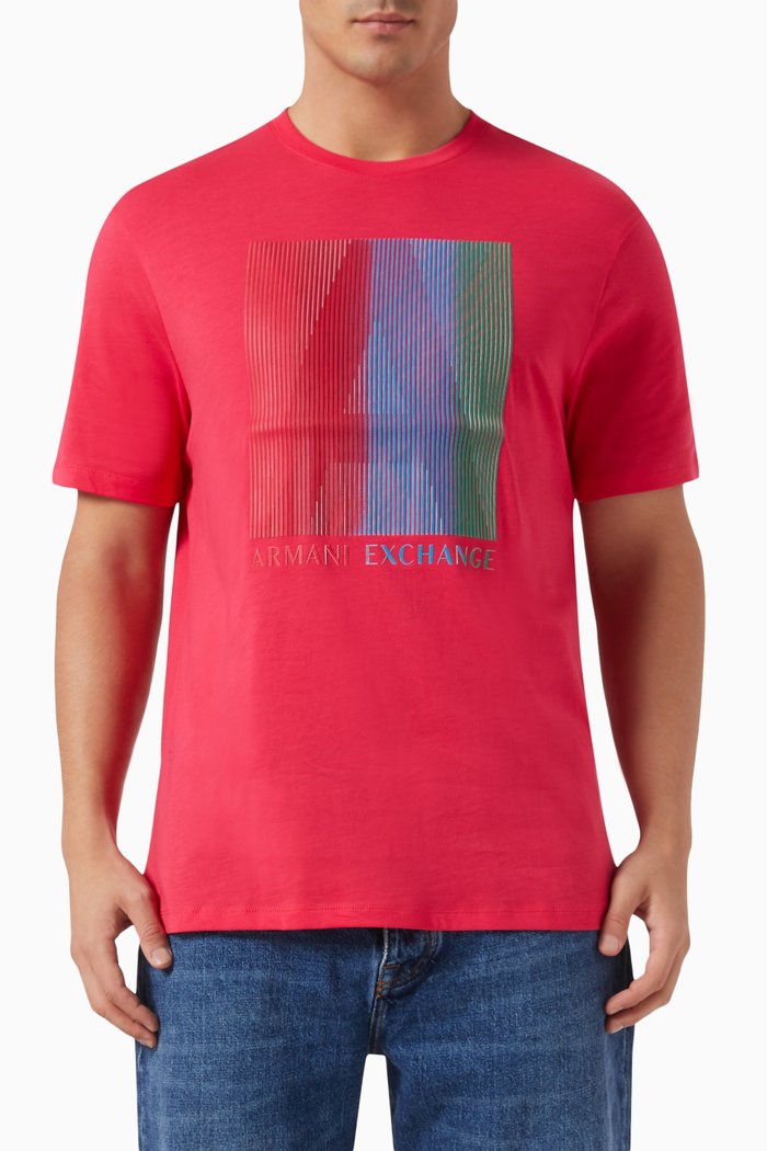 

Logo T-shirt in Cotton-jersey, Pink