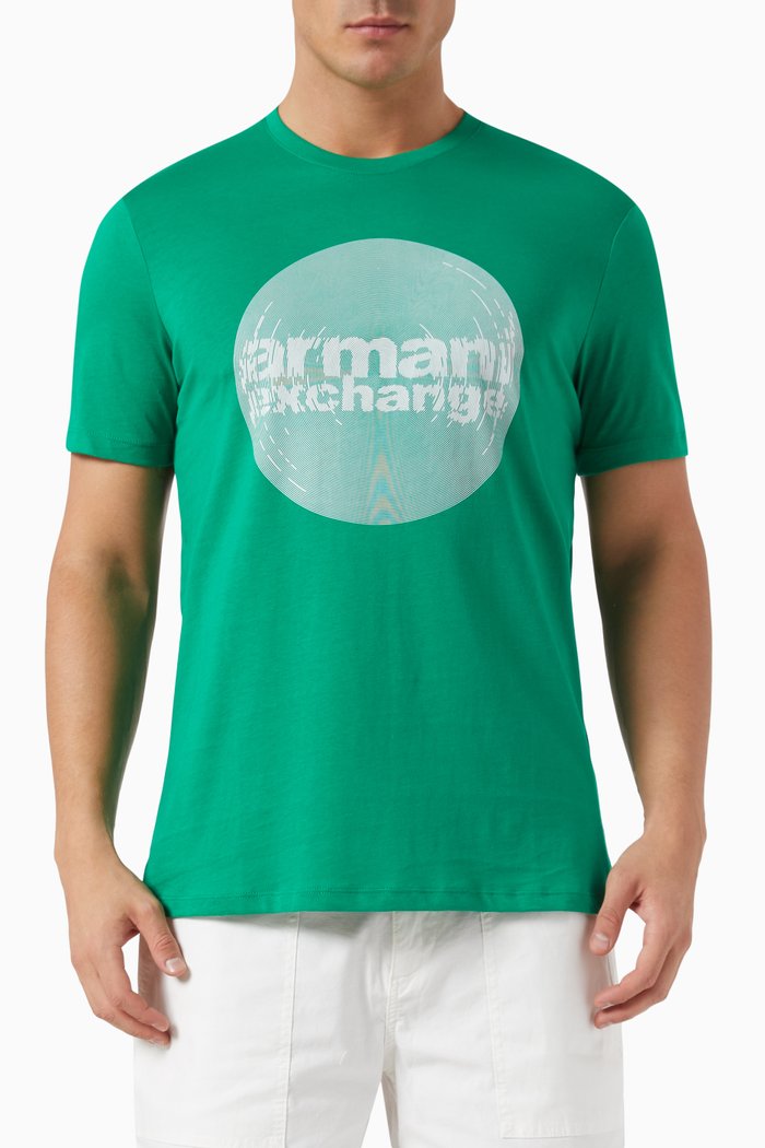 

Logo T-shirt in Cotton-jersey, Green