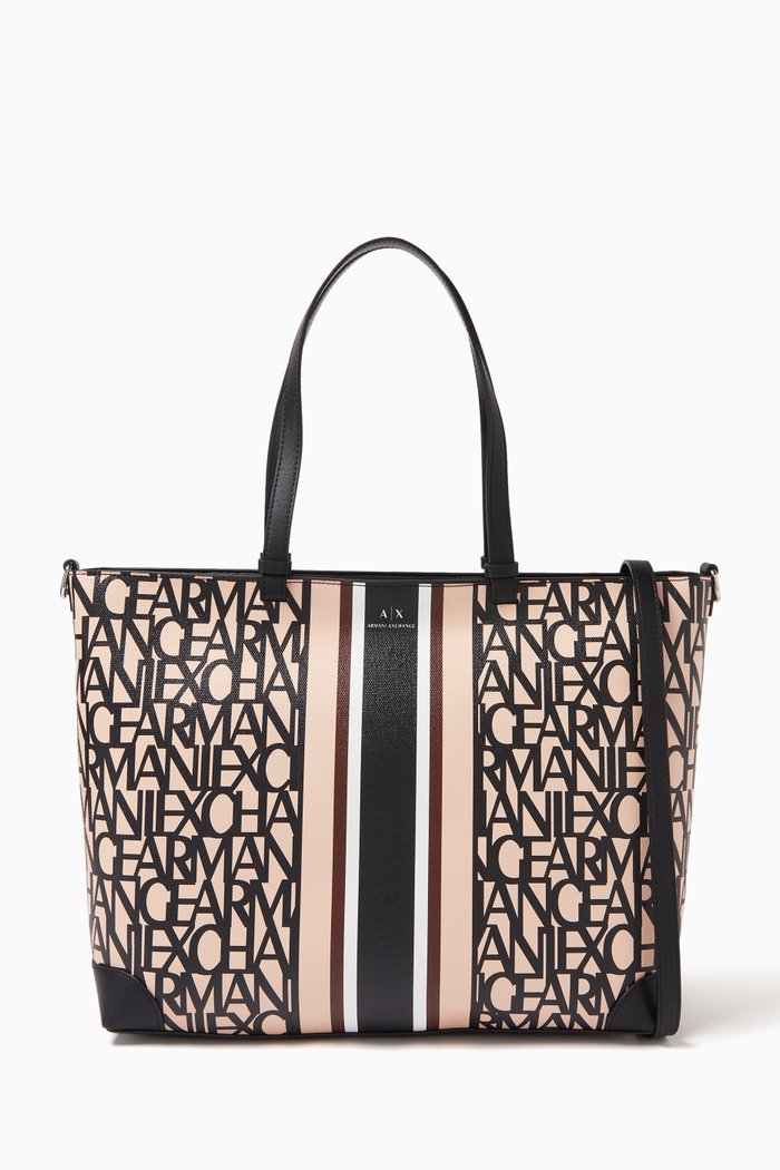 

Susy AX Logo Medium Tote Shopping Bag, Pink