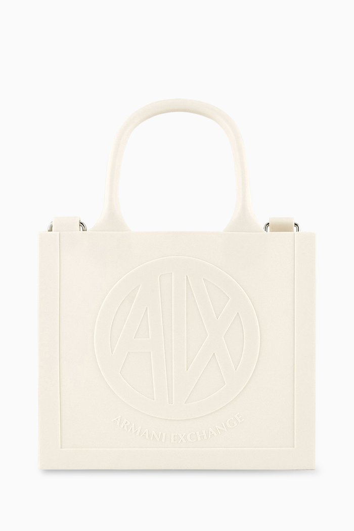 

Milky Tote Bag in Recycled PVC, White
