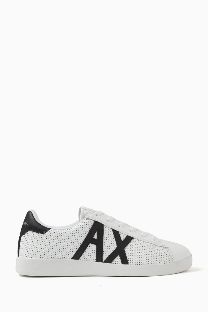 

AX Logo Sneakers, White
