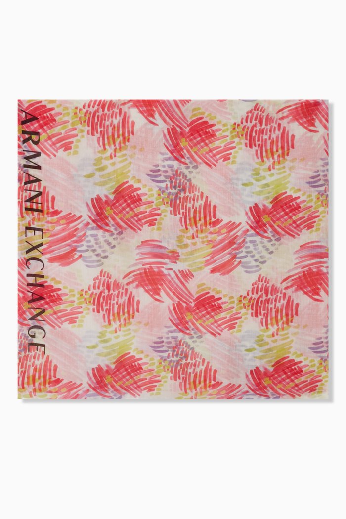 

All-over print Scarf, Multicolour