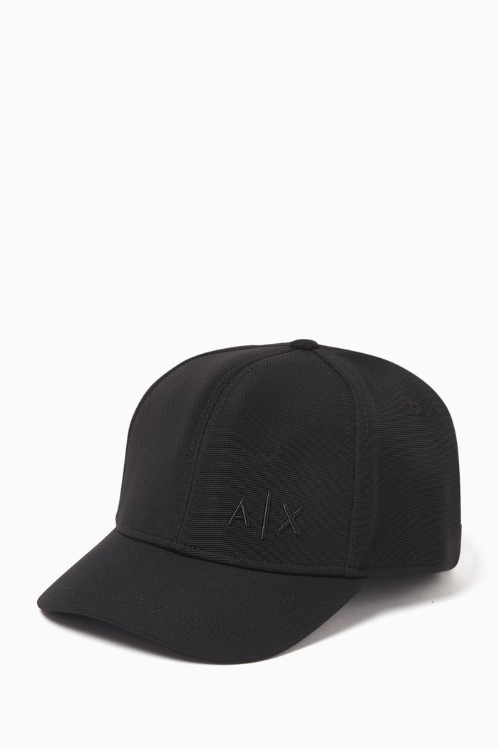 

AX Logo Baseball Cap, Black