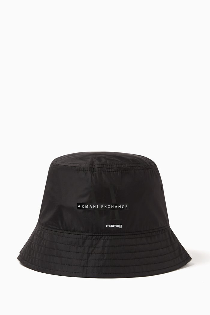 

Mixmag AX Logo Bucket Hat, Black