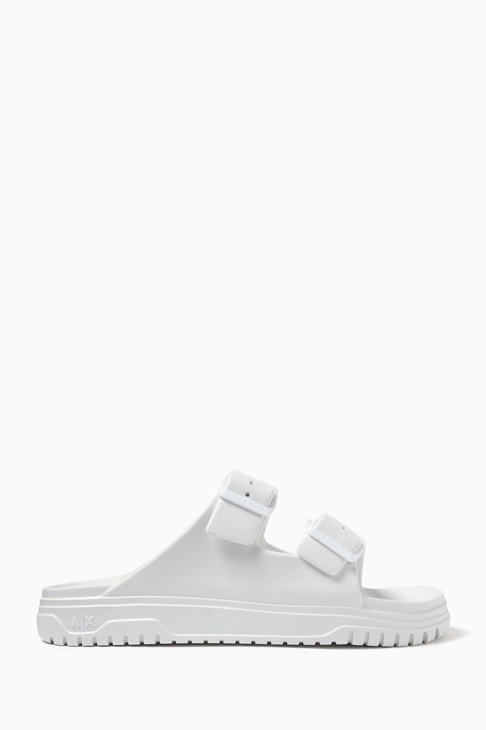 

Soul Flat Sandals in Faux-leather, White