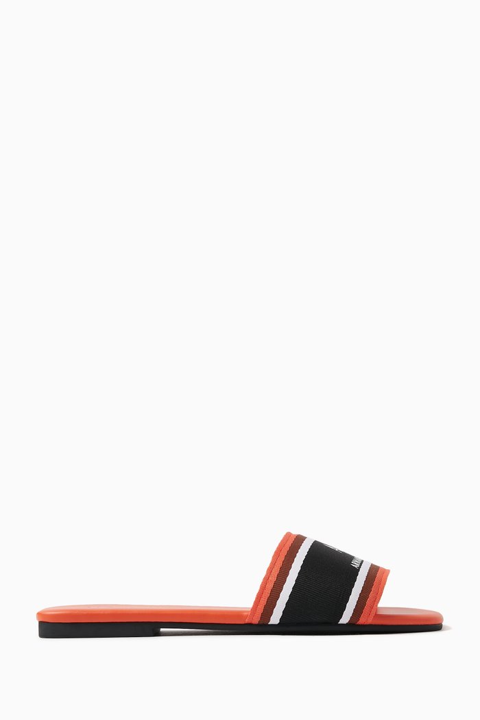 

Thin AX Logo Slides in Grosgrain, Multicolour