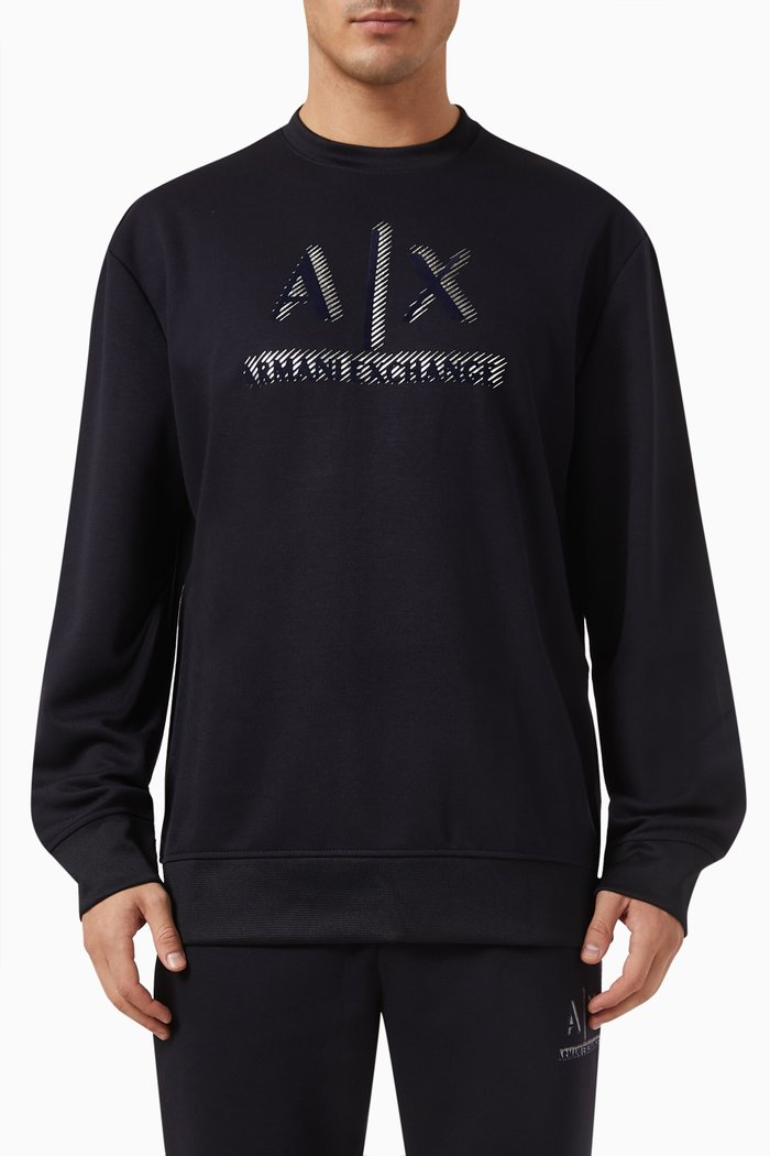 

Graphic AX Logo Sweatshirt, Blue