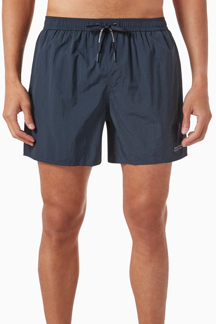 

Logo Swim Shorts in Shell, Blue