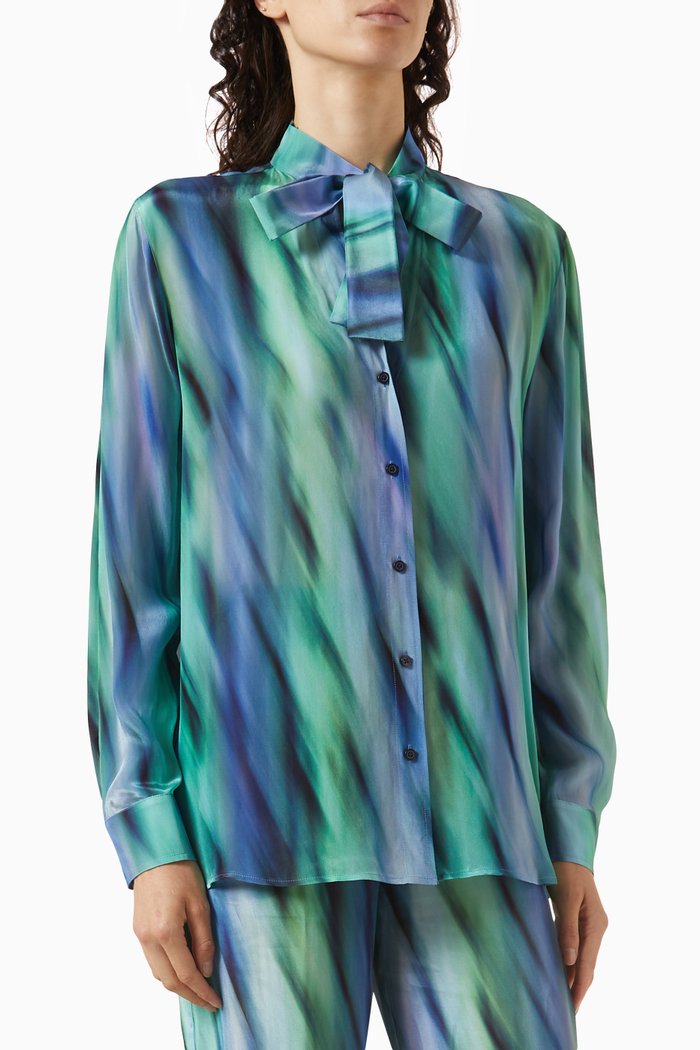 

Route 66 Shirt in Viscose, Multicolour