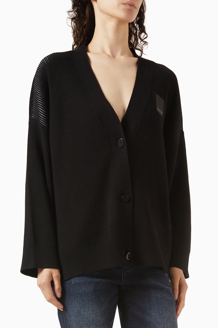 

Milano Edition Cardigan in Cotton-blend, Black