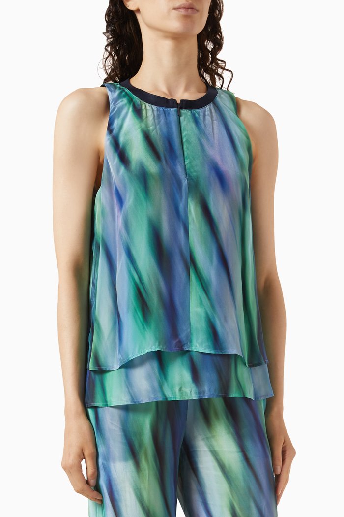 

Route 66 Top in Viscose, Multicolour