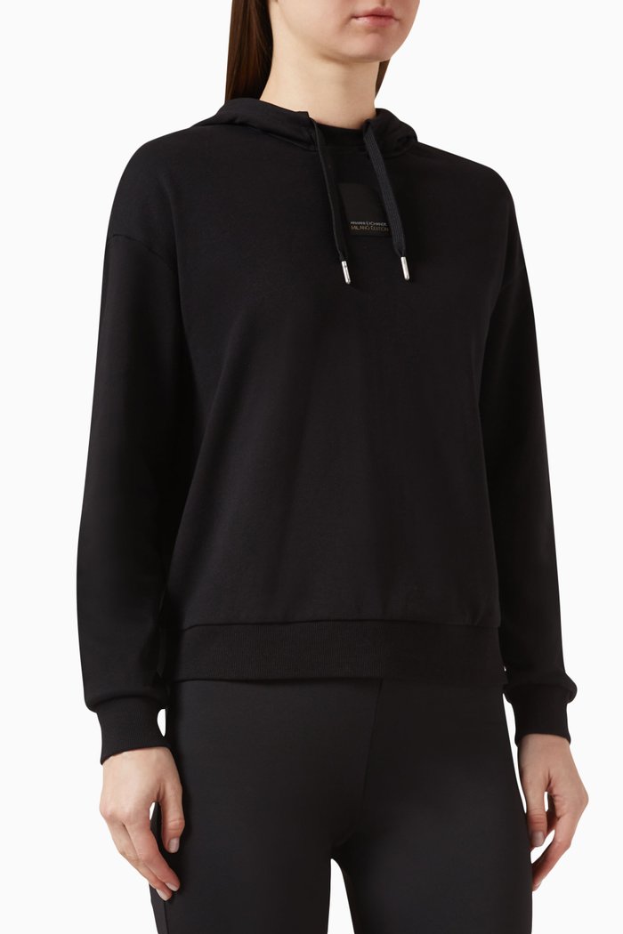 

Milano Edition Hoodie in Cotton, Black
