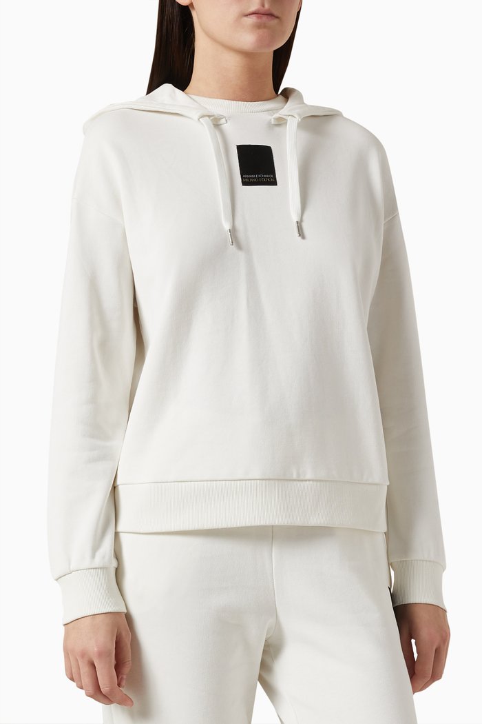 

Milano Edition Hoodie in Cotton, White