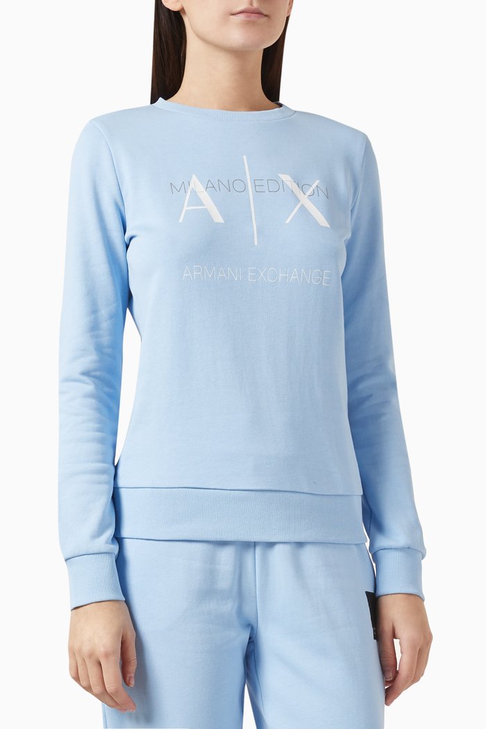 

Milano Edition Sweatshirt in Cotton, Blue