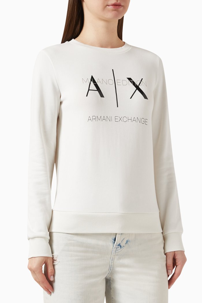 

Milano Edition Sweatshirt in Cotton, White