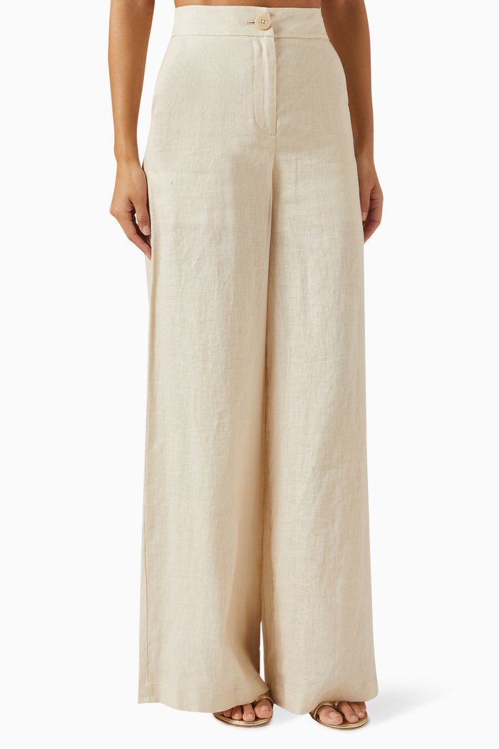 

Wide Leg Pants, Neutral