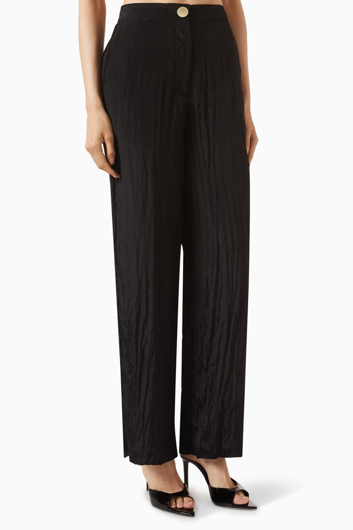 

Route 66 Formal Pants in Viscose, Black