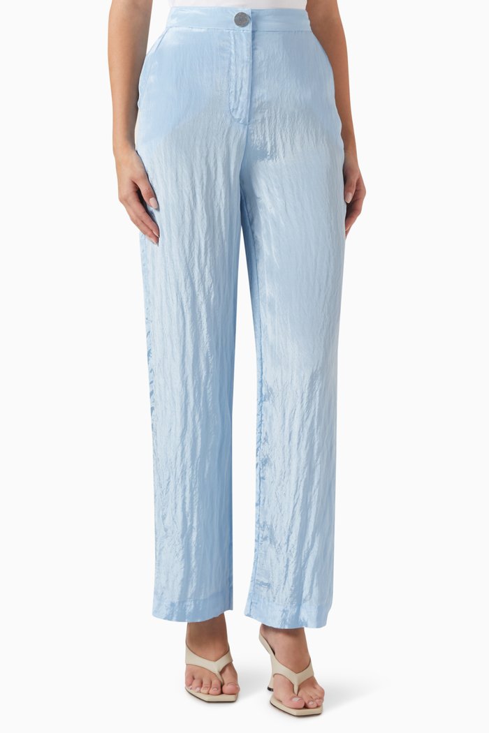 

Route 66 Formal Pants in Viscose, Blue