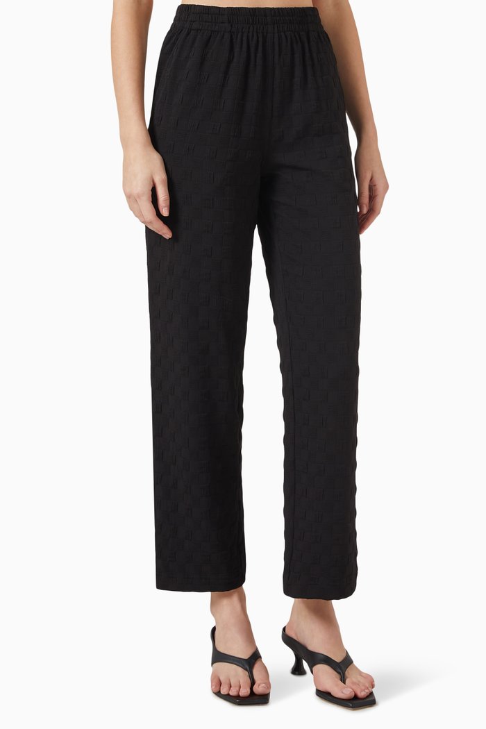 

Casual Pants in Cotton, Black