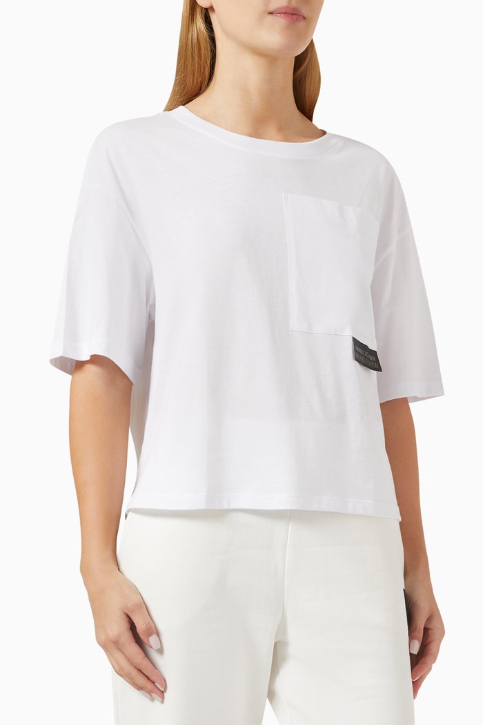 

Milano Edition Cropped T-shirt in Cotton, White