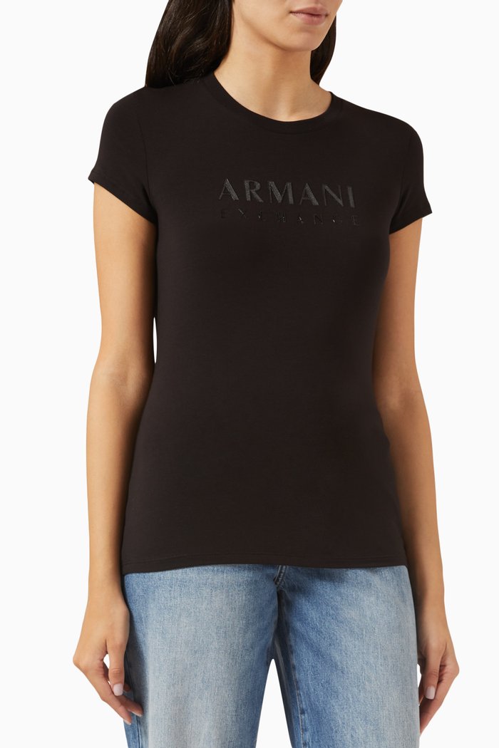 

Logo T-shirt in Cotton-jersey, Black