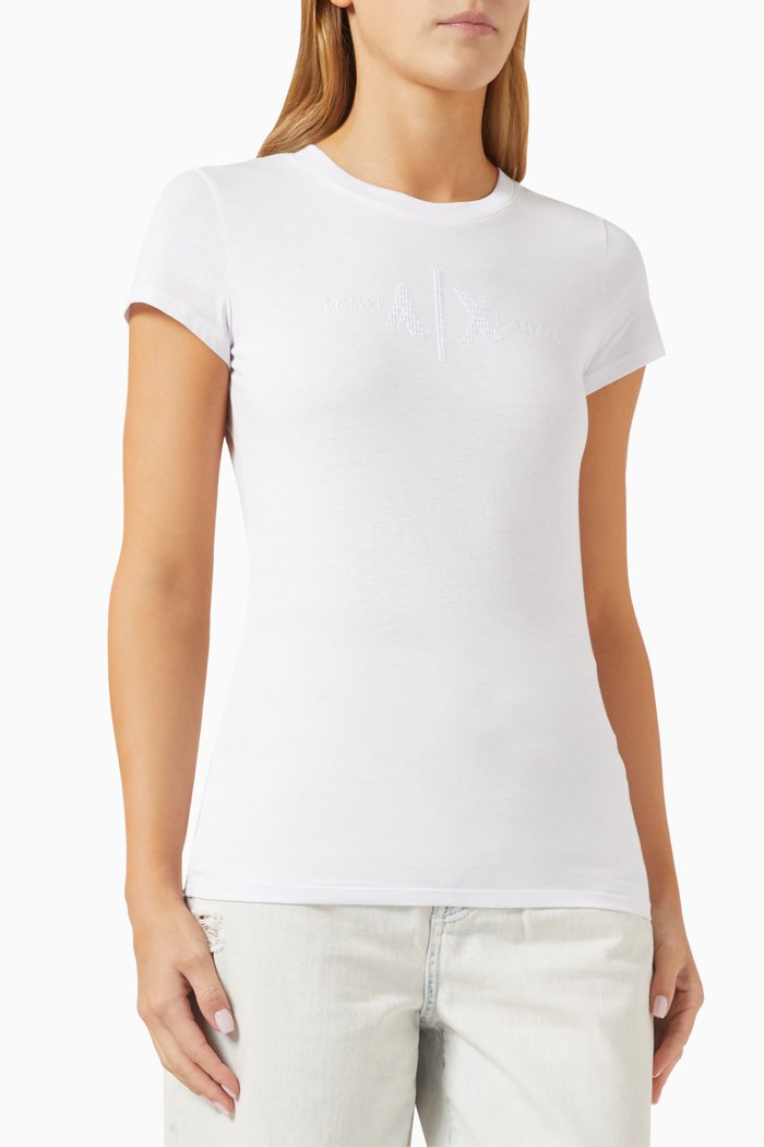 

Logo T-shirt in Cotton-jersey, White
