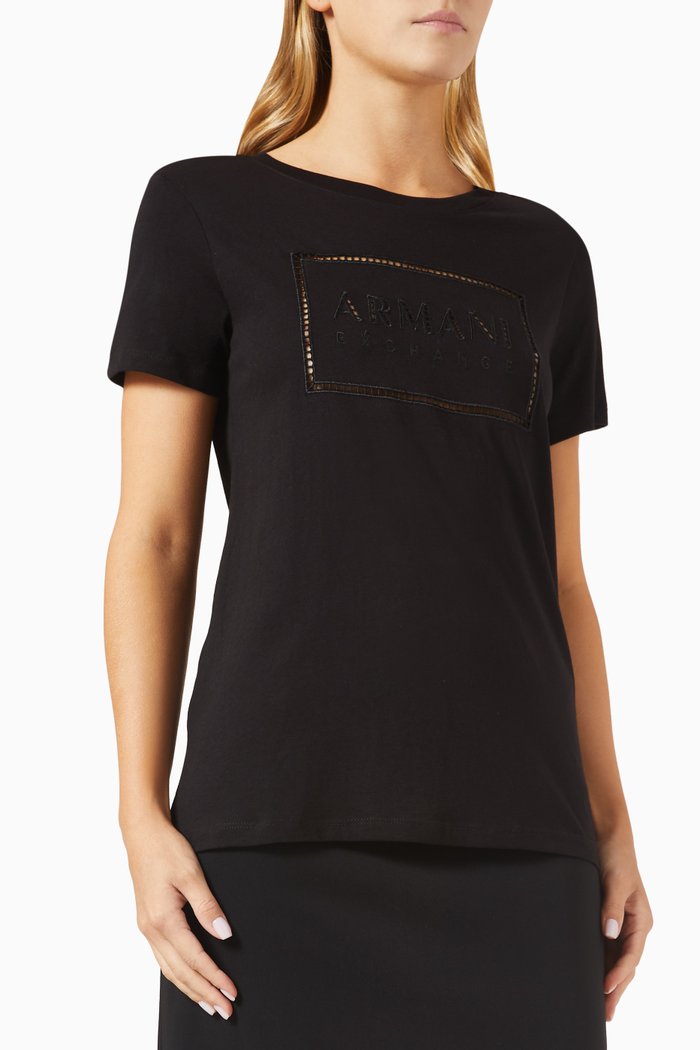 

Logo T-shirt in Organic-cotton, Black