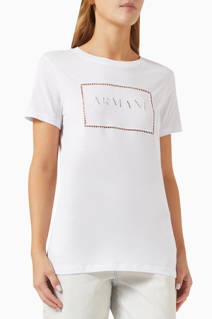 

Logo T-shirt in Organic-cotton, White
